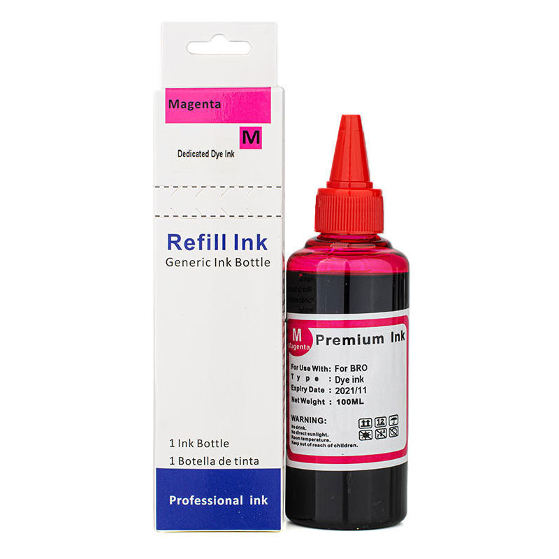 Universal Refill Dye Ink Magenta, 100 ml