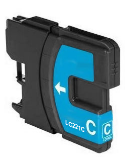 Ink Cartridge Cyan compatible for Brother LC-221C XXL, 10 ml, 650 pages