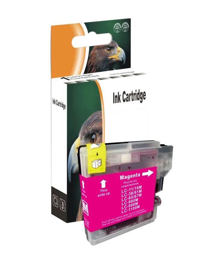 Ink Cartridge Magenta compatible for Brother LC-980M, 20 ml