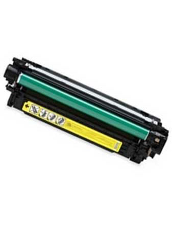 Toner Yellow Compatible for HP LaserJet CP3525 CM3530, CE252A, 7.000 pages