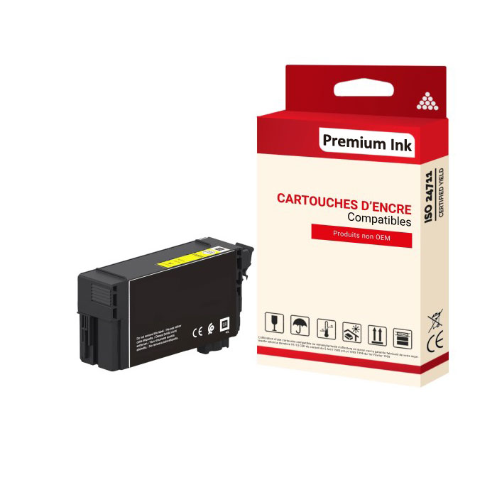 Μελανοδοχείο Κίτρινο Συμβατό για Epson C13T40D440, T40D4, 60 ml