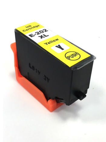 Ink Cartridge Yellow compatible for Epson C13T02H44010 / 202XL, 650 pages