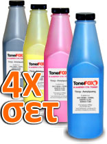 Refill Toner Set 4 Farben für OKI C5550 MFP, C5800, C5900