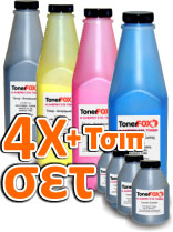 Ricarica Toner SET-4 colori +4Chip per OKI ES 6410dn