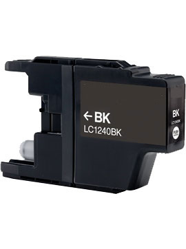 Ink Cartridge Black compatible for Brother LC75, LC1240BK XL, 32,6 ml