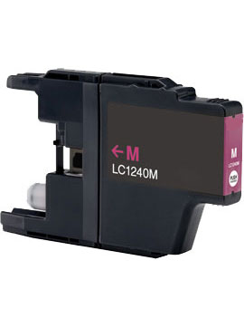 Cartuccia di inchiostro Magenta compatibile per Brother LC75, LC1240M XL, 17 ml