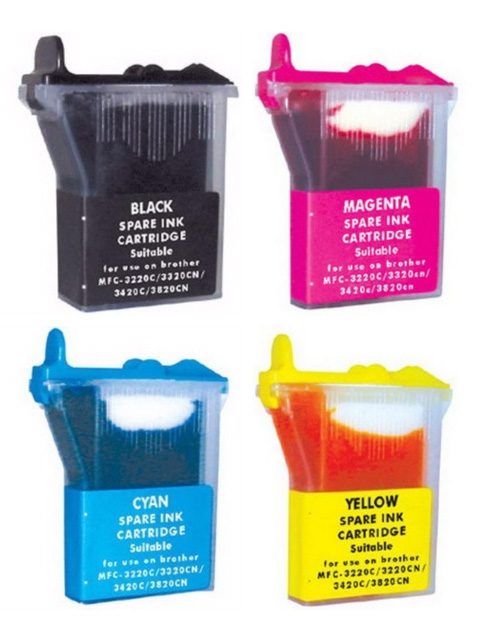 Ink Cartridge Set-4 compatible for Brother LC-900