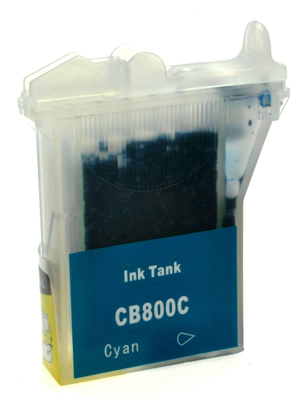 Cartuccia di inchiostro Ciano compatibile per BROTHER LC-800 C, XX3 ml