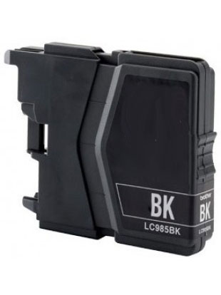 Μελανοδοχείο Μαύρο Συμβατό για Brother LC-985BK 28 ml