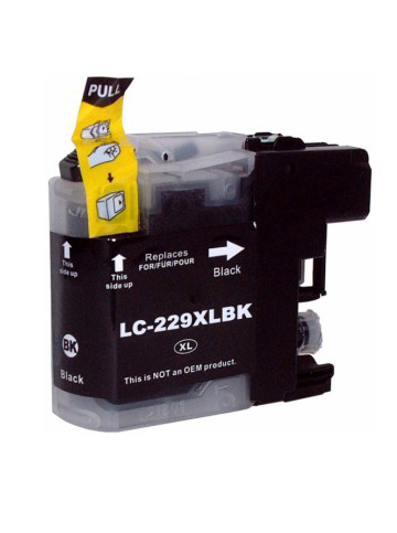 Ink Cartridge Black compatible for Brother LC-227BK XL , 29 ml