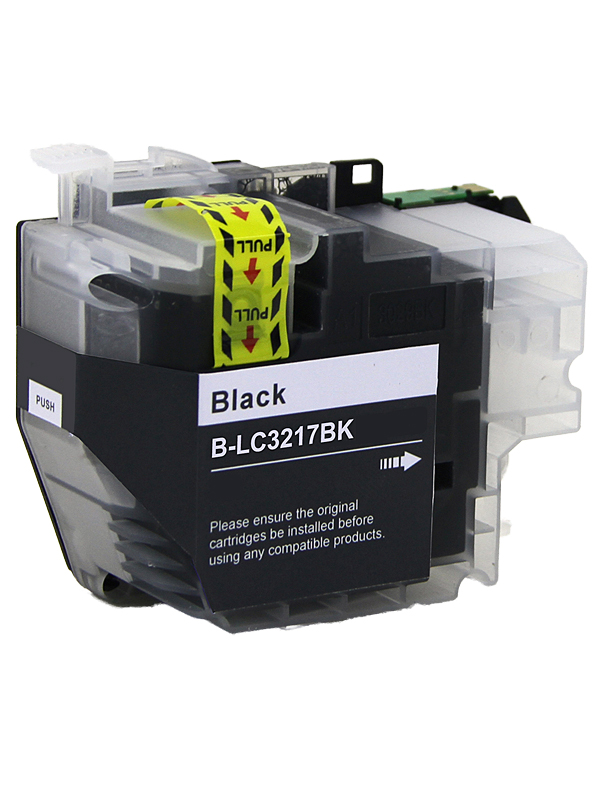 Ink Cartridge Black compatible for Brother LC-3217BK 15 ml, 1.000 pages