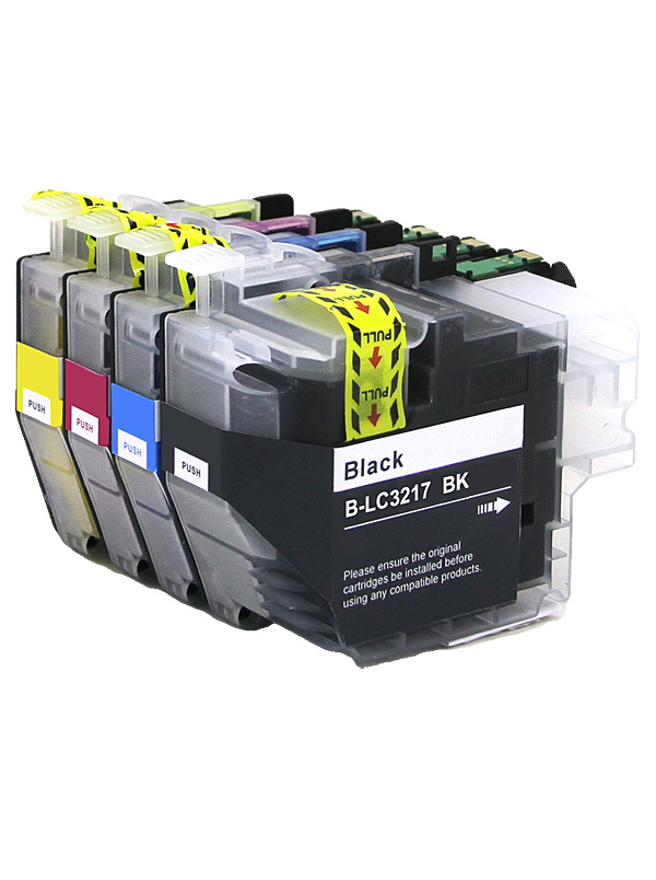 Cartucce di inchiostro SET-4 colori compatibile per Brother LC-3217