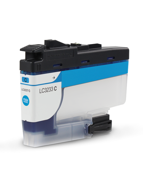 Ink Cartridge Cyan compatible for Brother LC3233C, 1.500 pages