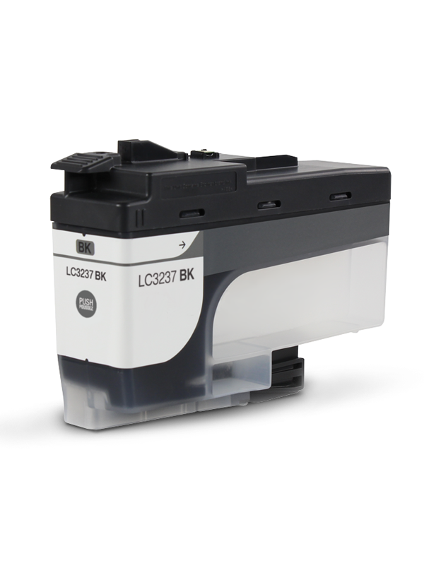 Ink Cartridge Black compatible for Brother LC3237BK, 3.000 pages