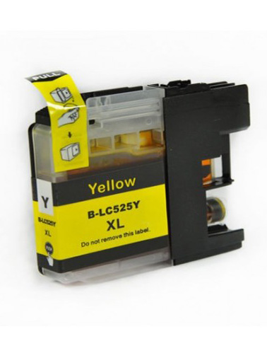 Ink Cartridge Yellow compatible for Brother LC-525Y, 15 ml