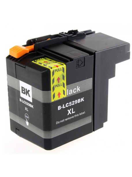 Ink Cartridge Black compatible for Brother LC-529BK, 58 ml