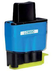 Tintenpatrone Cyan kompatibel für Brother LC-900C, 12 ml