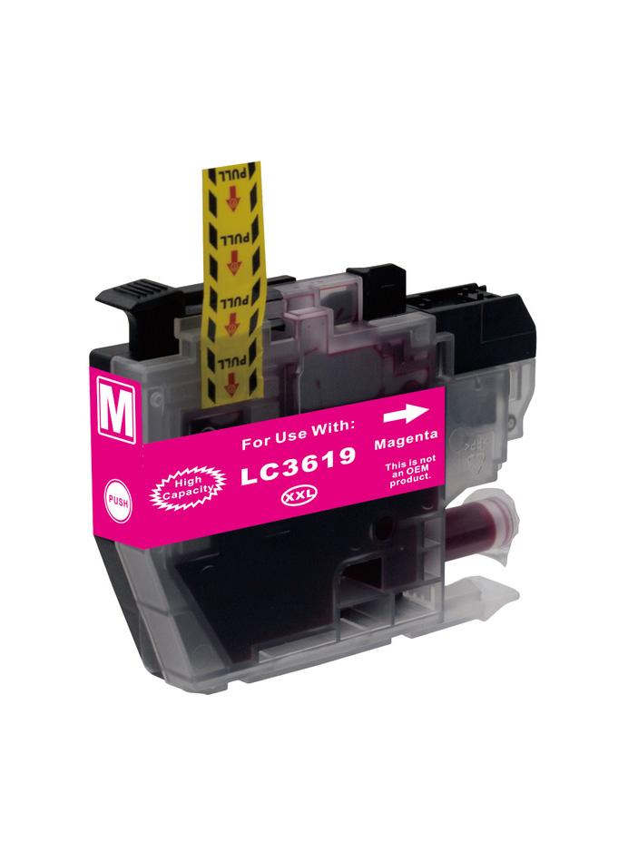 Cartuccia di inchiostro Magenta compatibile per Brother LC-3619 XLM, 1.500 pagine