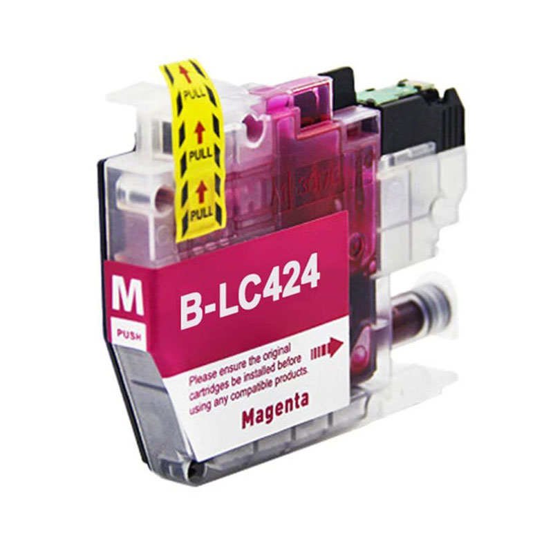 Tintenpatrone Magenta kompatibel für Brother LC-424M, 750 seiten