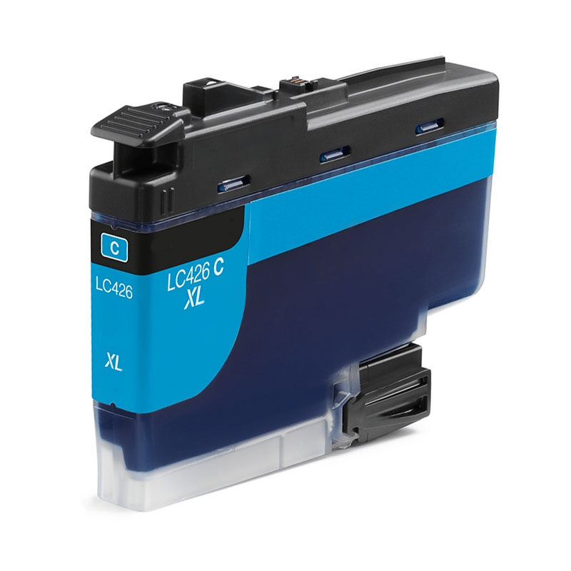 Ink Cartridge Cyan compatible for Brother LC-426XLC, 5.000 pages