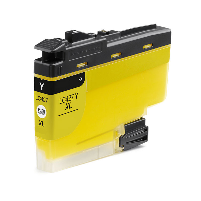 Tintenpatrone Gelb kompatibel für Brother LC-427XLY, 5.000 seiten