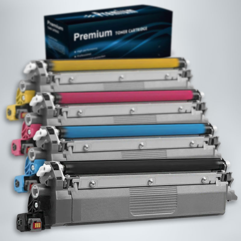 Set 4 Alternativ-Toner für Brother DCP-L3515/3520, HL-L3215/3220, MFC-L3740/3760,  TN-248X L/ TN-248CMYK / TN-248VAL (mit Chip)