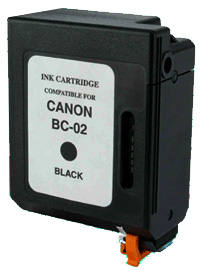 Cartuccia di inchiostro Nero compatibile per Canon BC-02, 0881A002, 25 ml