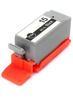 Ink Cartridge Black compatible for Canon BCI-15BK / 8190A002, 5,3 ml