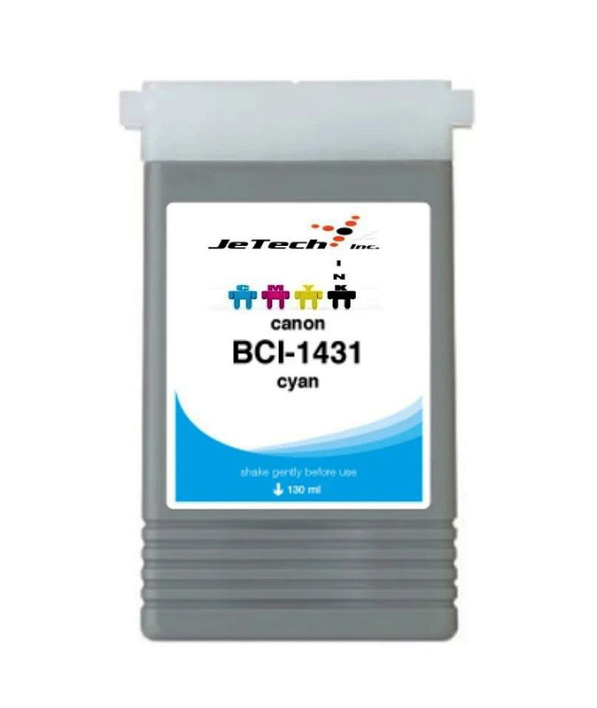 Ink Cartridge Cyan compatible for Canon BCI-1431C / 8970A001, 130 ml