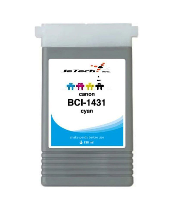 Cartuccia di inchiostro Ciano compatibile per Canon BCI-1431C / 8970A001, 130 ml