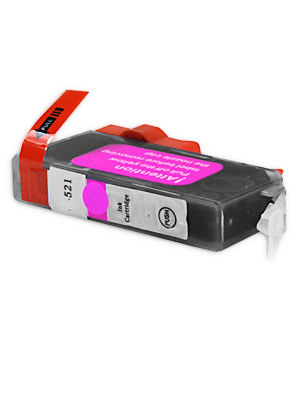 Cartuccia di inchiostro Magenta compatibile con chip per Canon CLI-521M, 8,4 ml