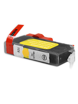 Ink Cartridge Yellow compatible with chip for Canon CLI-521Y, 8,4 ml