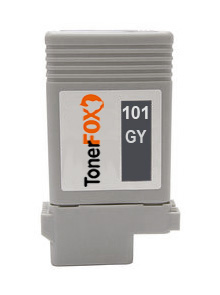 Cartuccia di inchiostro Grigio compatibile per Canon PFI-101GY / 0892B001, 130 ml