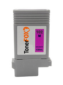 Ink Cartridge Magenta compatible for Canon PFI-102M, 0897B001, 130 ml