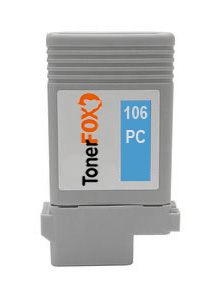 Ink Cartridge Photo Cyan compatible for Canon 6625B001 / PFI-106PC, 130ml