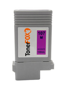 Ink Cartridge Magenta compatible for Canon PFI-107M, 6707B001, 130 ml