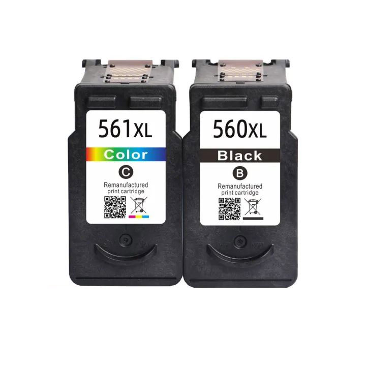 Μελανοδοχεία ΣΕΤ-2 χρώματα Συμβατά Inkjet Cartridge Canon PG-560XL+CL-561XL