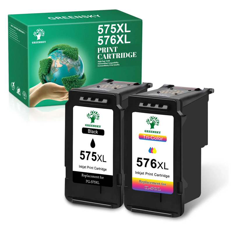 Μελανοδοχεία ΣΕΤ-2 χρώματα Συμβατά Inkjet Cartridge Canon PG-575XL+CL-576XL