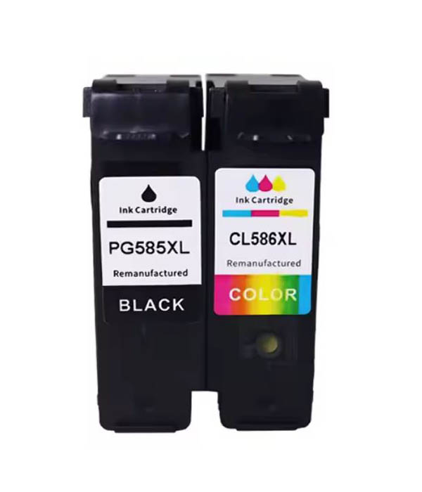 Μελανοδοχεία ΣΕΤ-2 χρώματα Συμβατά Inkjet Cartridge Canon PG-585XL+CL-586XL