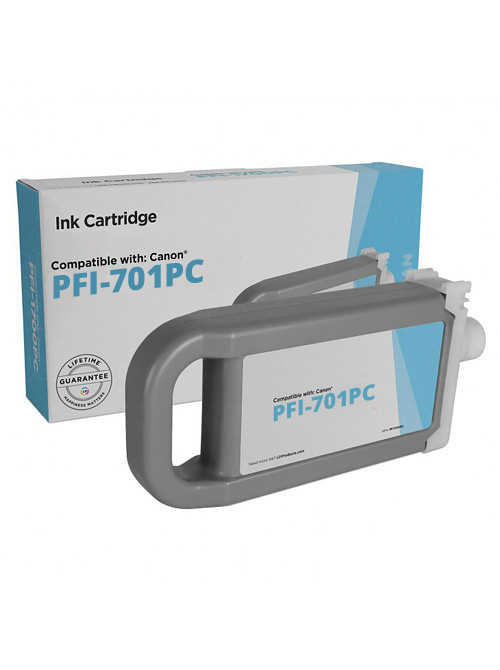 Cartuccia di inchiostro Photografico Ciano compatibile per Canon PFI-701PC / 0904B001, 700 ml