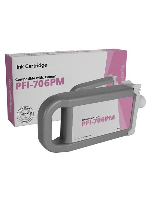 Cartuccia di inchiostro Photografico Magenta compatibile per Canon PFI-706PM / 6686B001, 700 ml