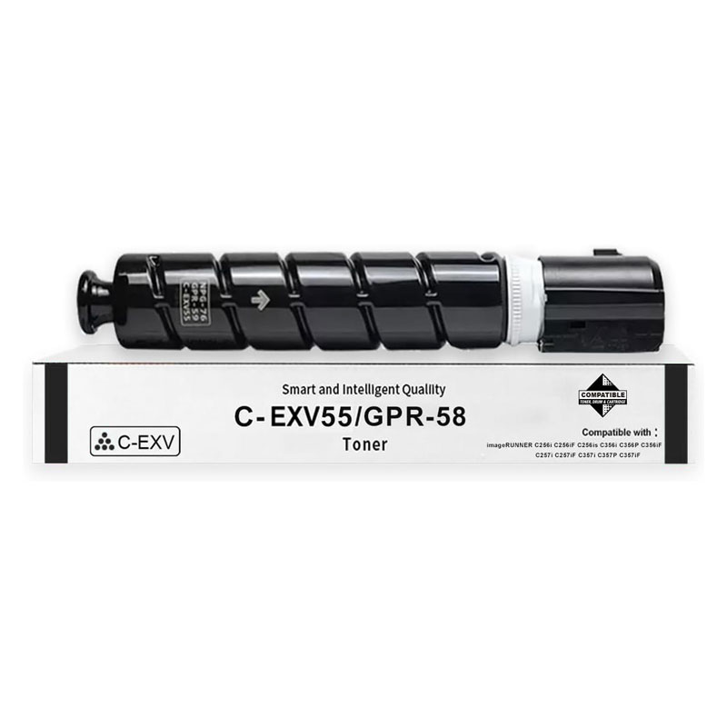 Toner Black Compatible for Canon IR-C256, IR-C257, IR-C356, IR-C357 / C-EXV55BK 23.000 pages