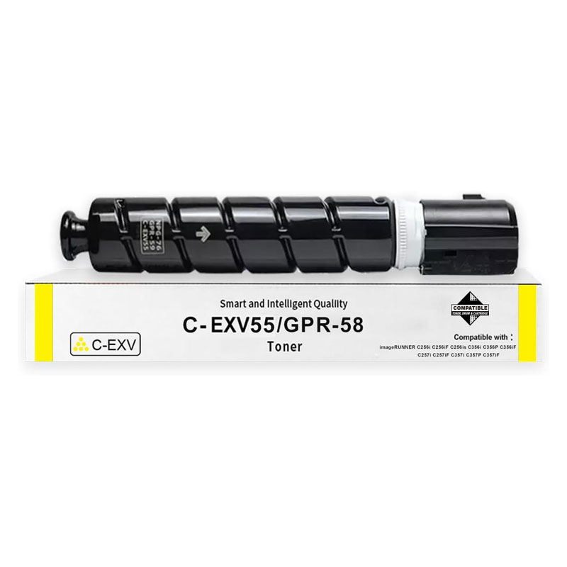 Toner Yellow Compatible for Canon IR-C256, IR-C257, IR-C356, IR-C357 / C-EXV55Y 18.000 pages