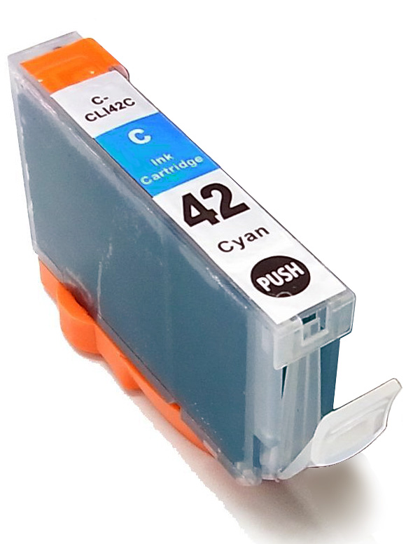 Ink Cartridge Cyan compatible for Canon CLI-42C, 14 ml