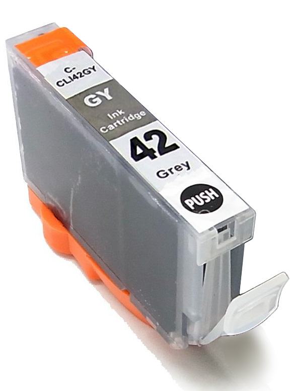 Ink Cartridge Gray compatible for Canon CLI-42GY, 14 ml