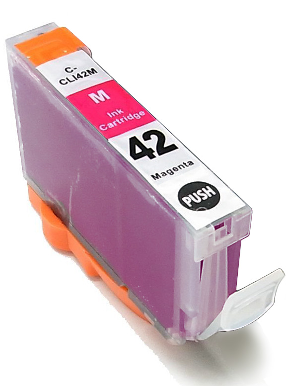 Cartuccia di inchiostro Magenta compatibile per Canon CLI-42M, 14 ml