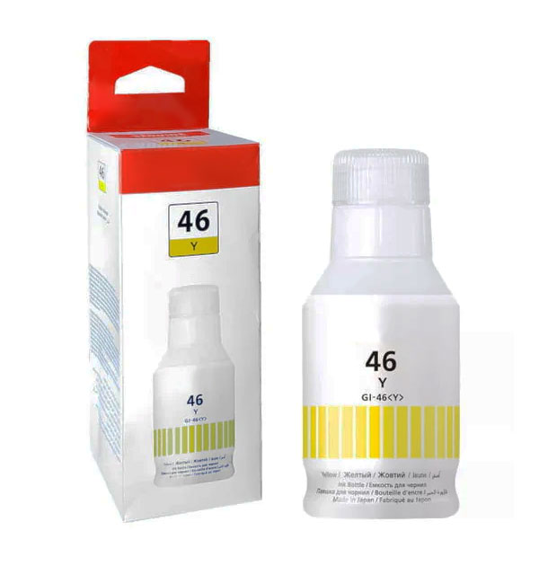 Φιάλη Μελάνι Κίτρινο Συμβατή με Canon GI-46Y / 4429C001, 70 ml