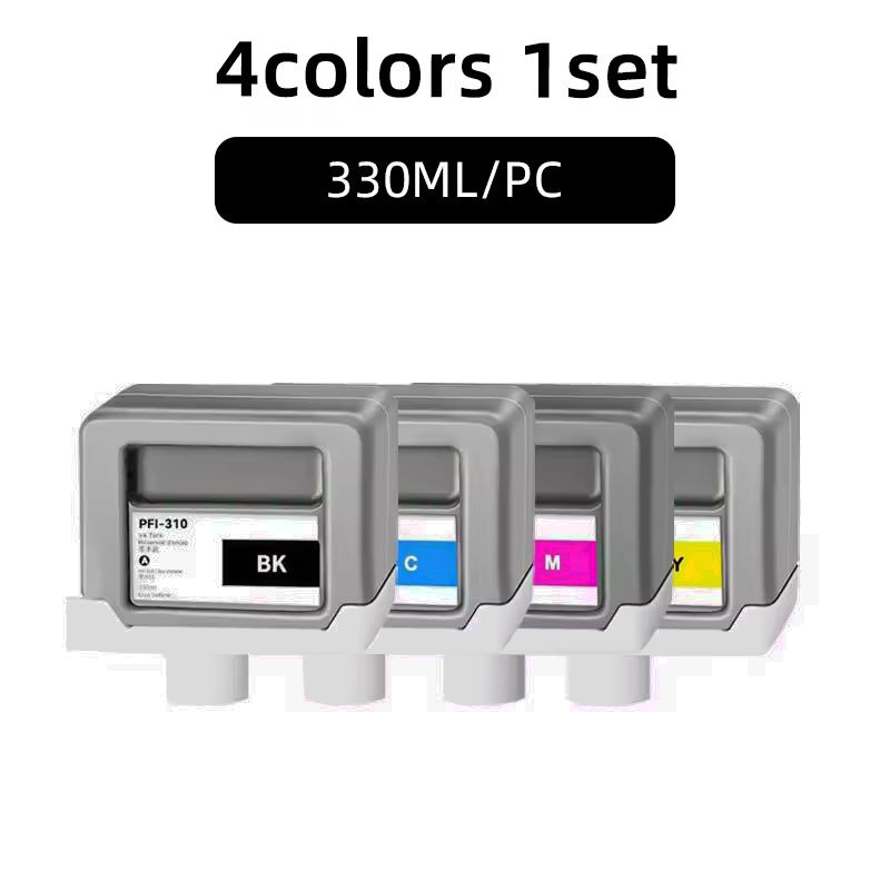 Μελανοδοχεία ΣΕΤ-4 χρώματα Συμβατά Inkjet Cartridge Canon PFI-307C/M/Y/BK/Multipack