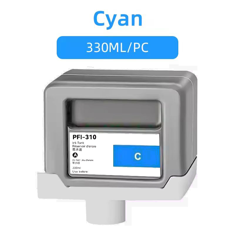 Μελανοδοχείο Γαλάζιο Συμβατό για Canon PFI-310 C / 2360C001, 330 ml