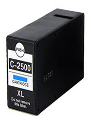 Cartuccia di inchiostro Ciano compatibile per Canon PGI-2500XLC, 9265B001, 20,4 ml